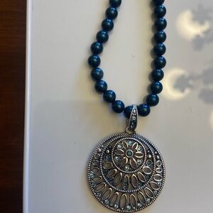 Beautiful touchstone Crystal necklace.